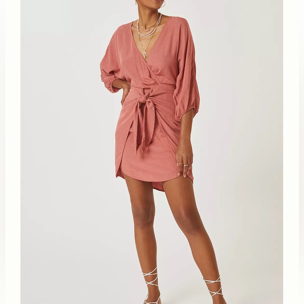 Anthropologie Pink Mini Dress
